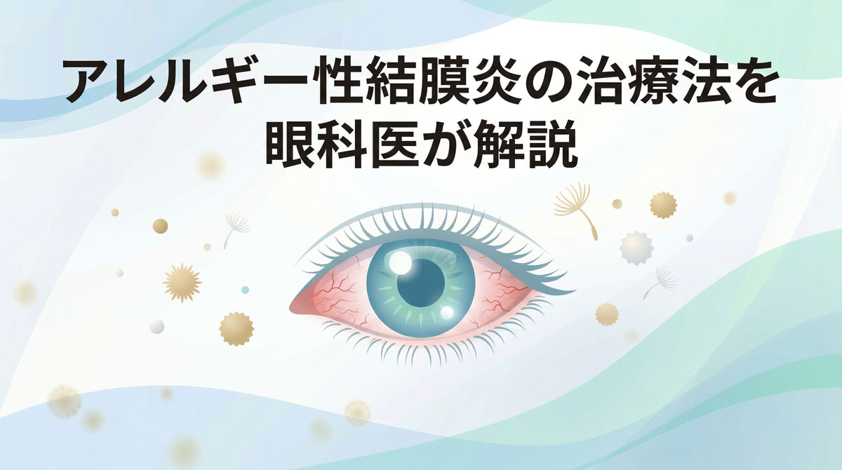 アレルギー性結膜炎治療のについてのアイキャッチ画像